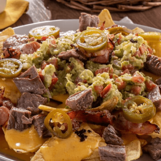Nachos con Arrachera