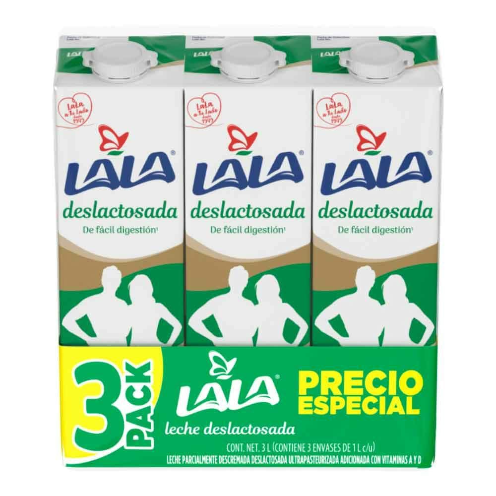 UHT Lala Deslactosada 1L 3pzs UE