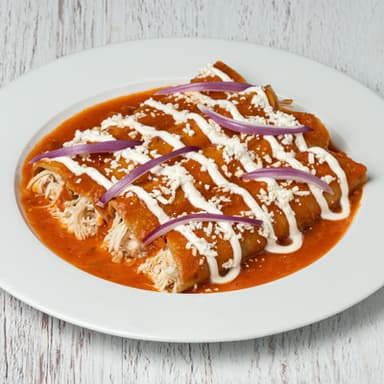 Enchiladas rojas
