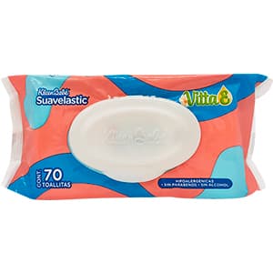 TOALLAS HUMEDAS SUAVELASTIC VITTAE 70PZA