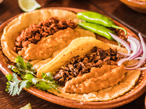 Taco de Frijoles Mixto