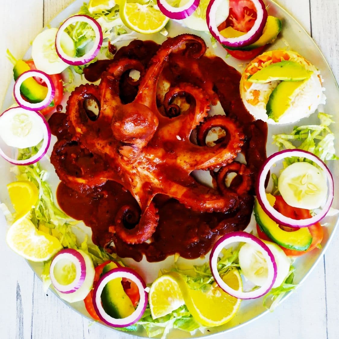 Platillo de Pulpo Enamorado
