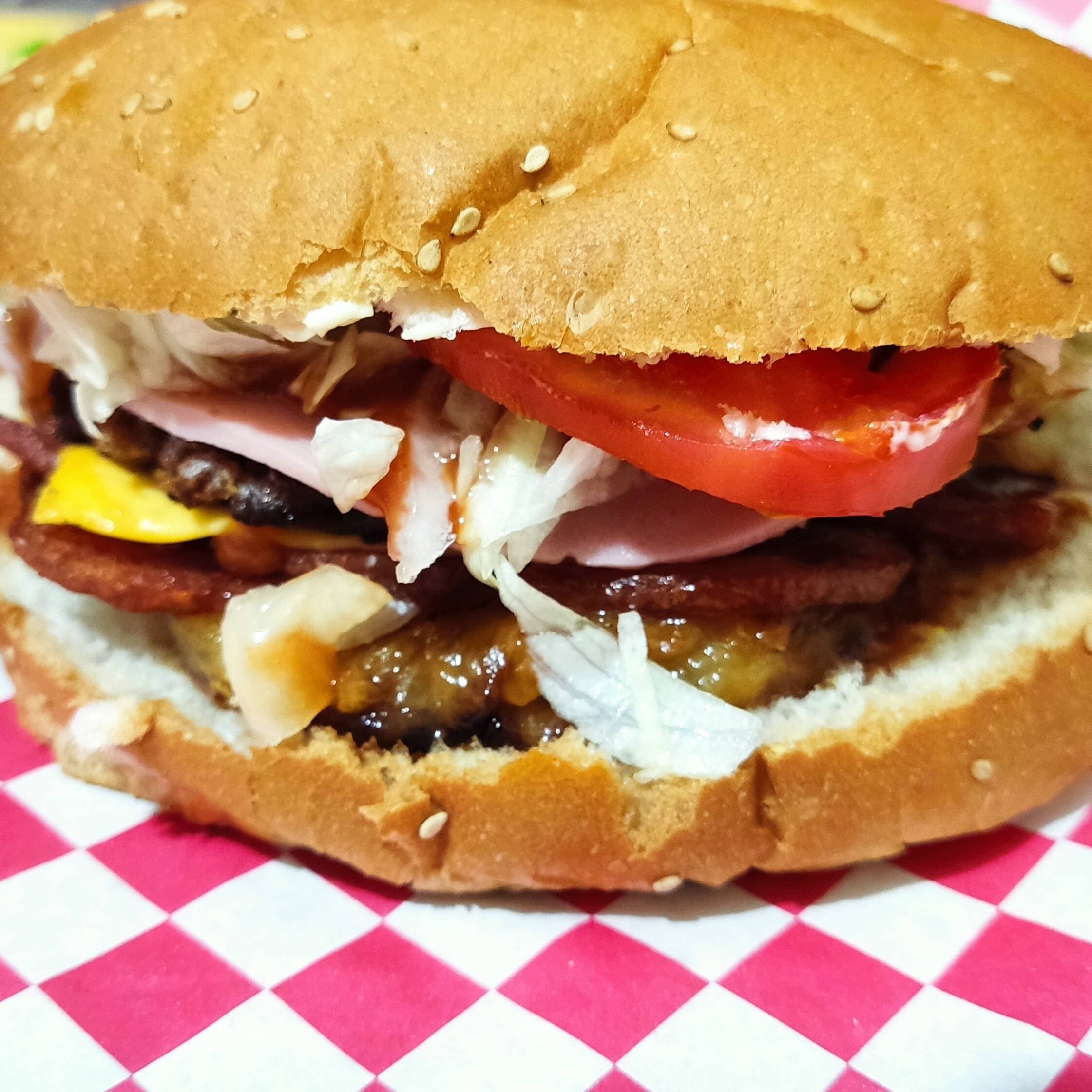 Combo Burger Hawaiana