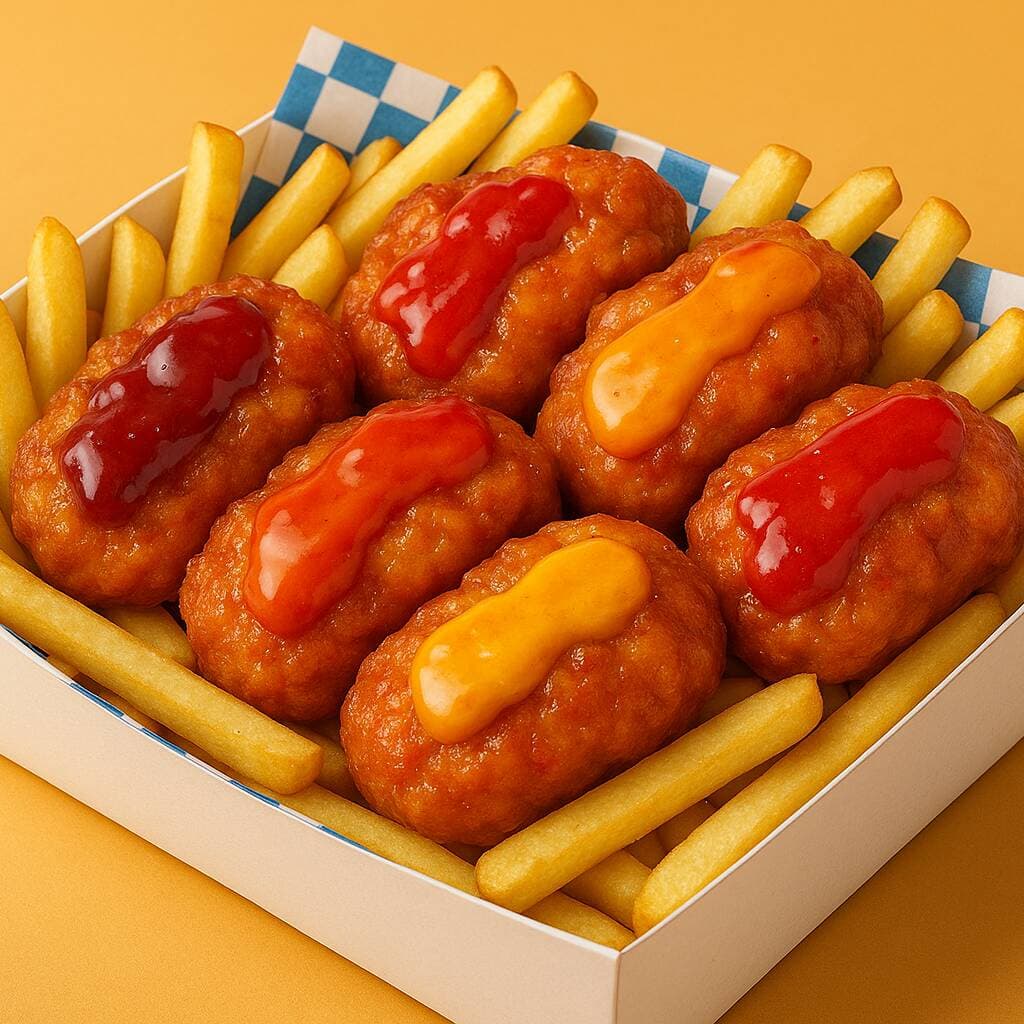 Mega Boneless con Papas (600g)