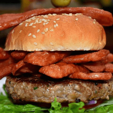 salchiburguer de salchicha para asar