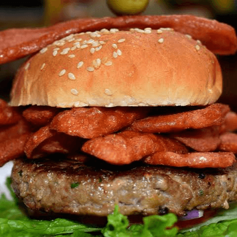 salchiburguer de salchicha para asar