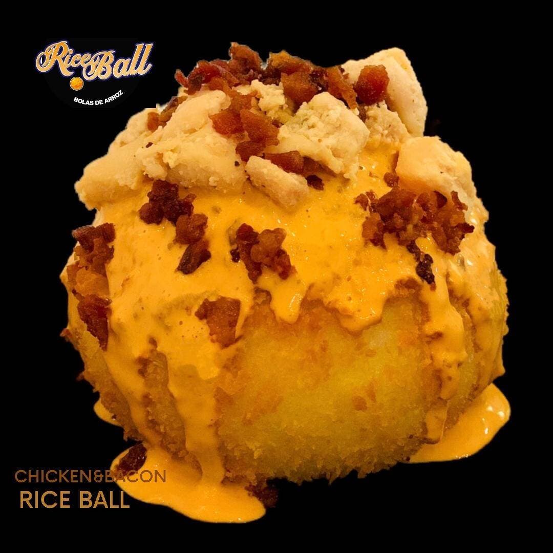Chicken and Bacon Rice Ball