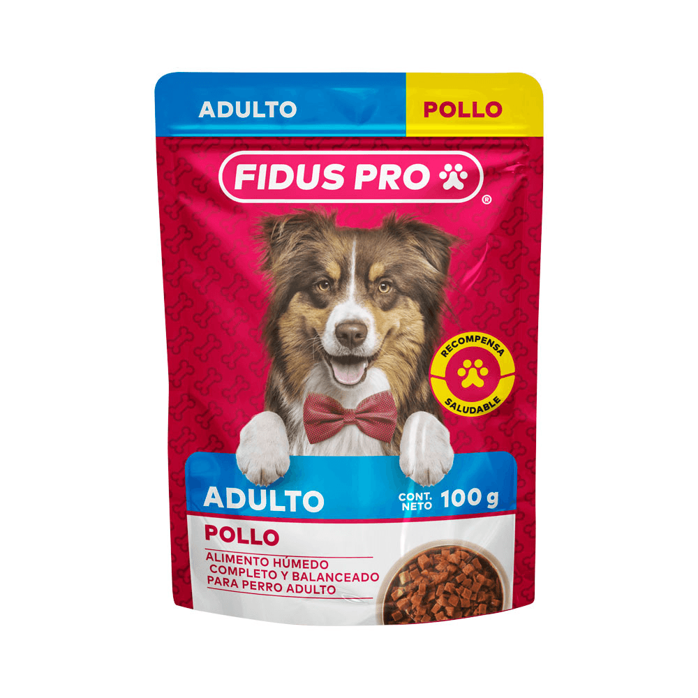 FIDUS PRO ADULTO POUCH POLLO 100 GR