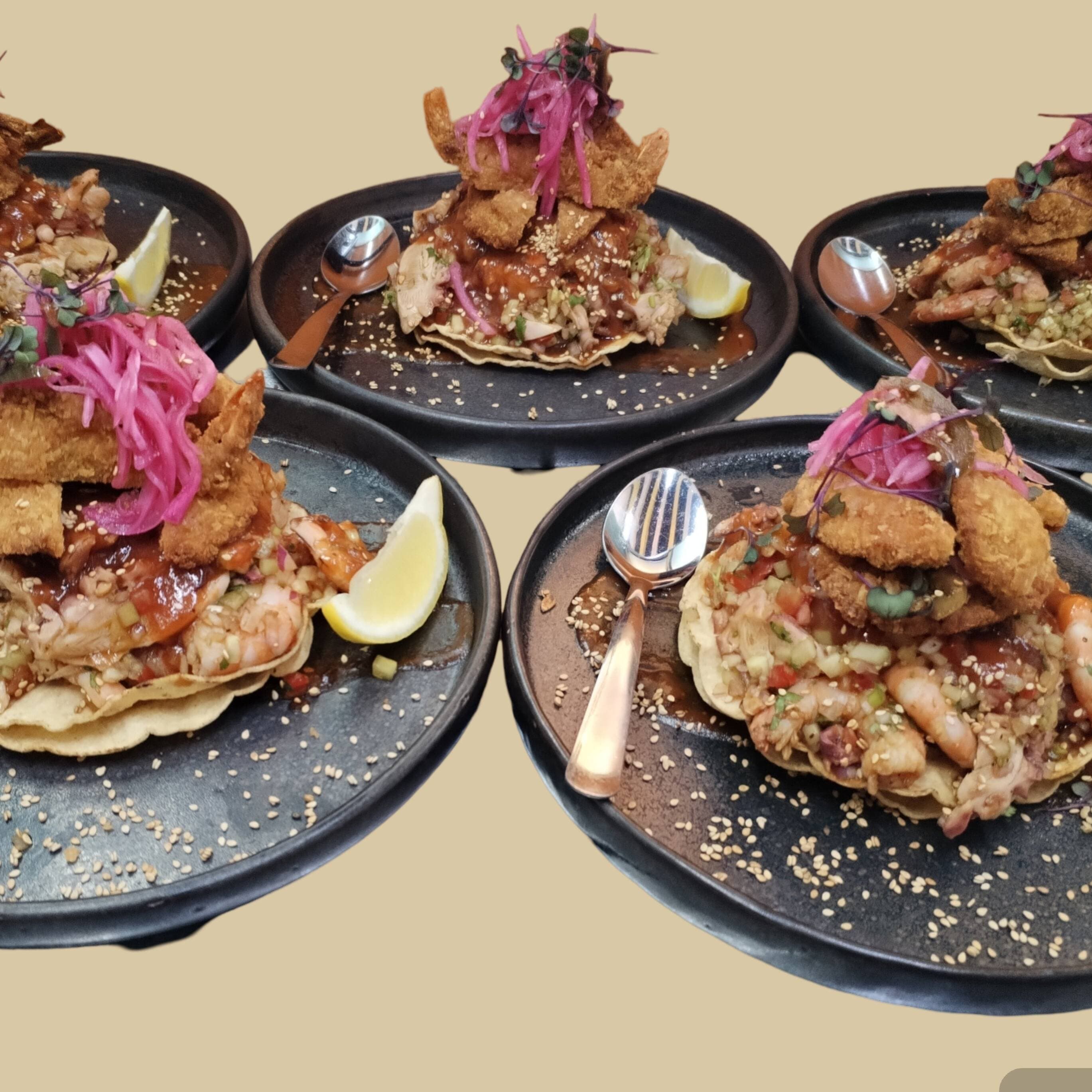 Tostada de Ceviche de Pescado