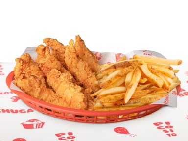 8 Dixy Tiras & Papas Francesas Individuales