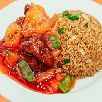 Pollo con Piña Dulce