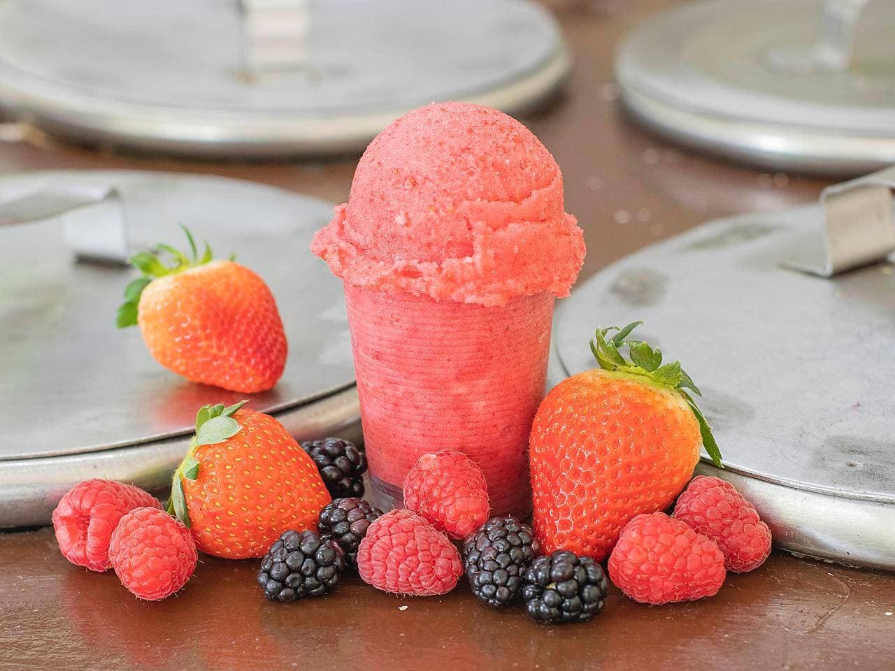 Nieve de Frutos Rojos