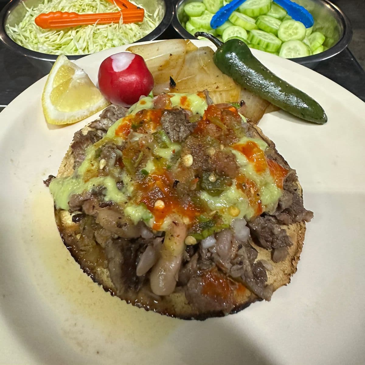 Tostada de Asada