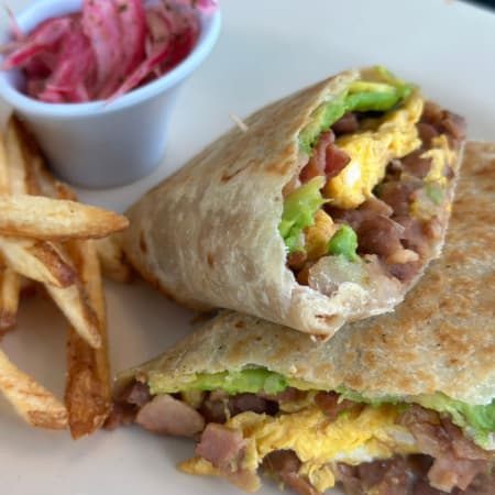 Burrito de Huevo con Tocino