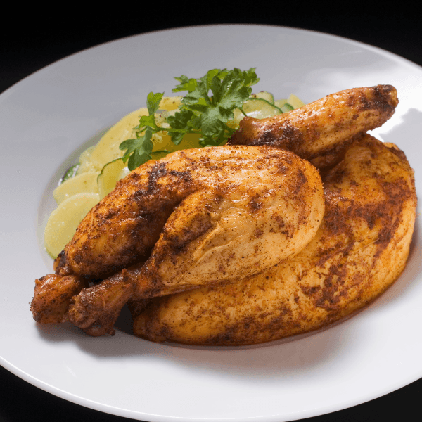 Medio pollo chipotle