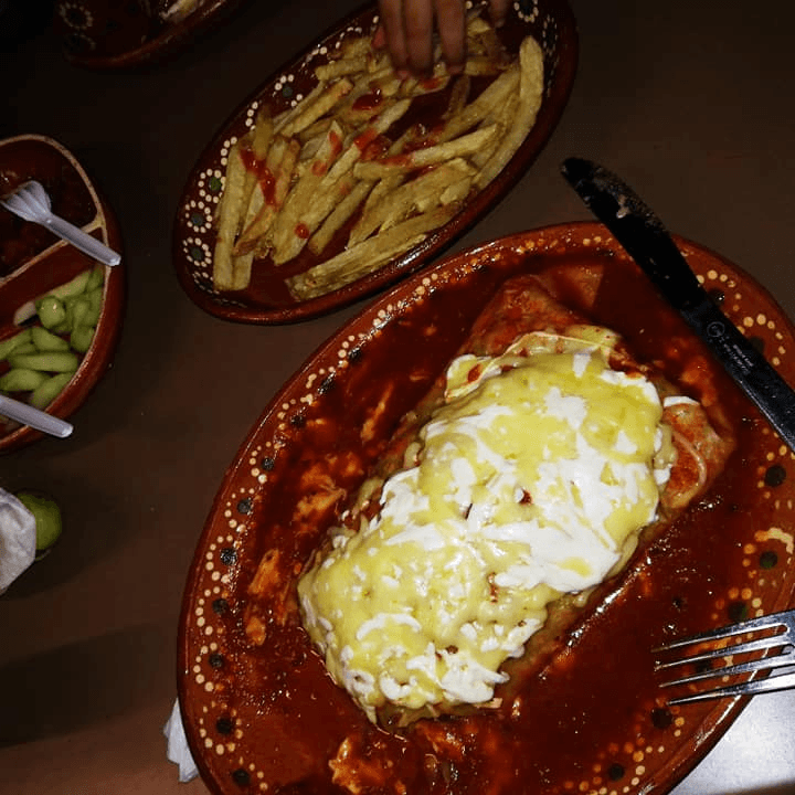 Burrito suizo de Asada