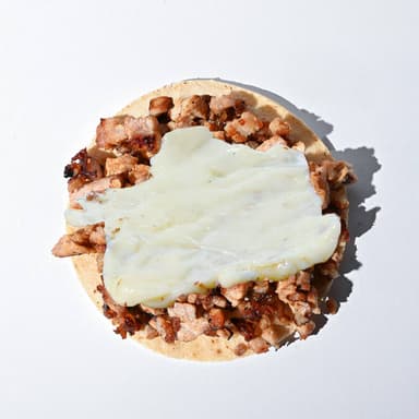 Taco De Chuleta Con Queso