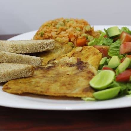 Ensalada de pechuga asada