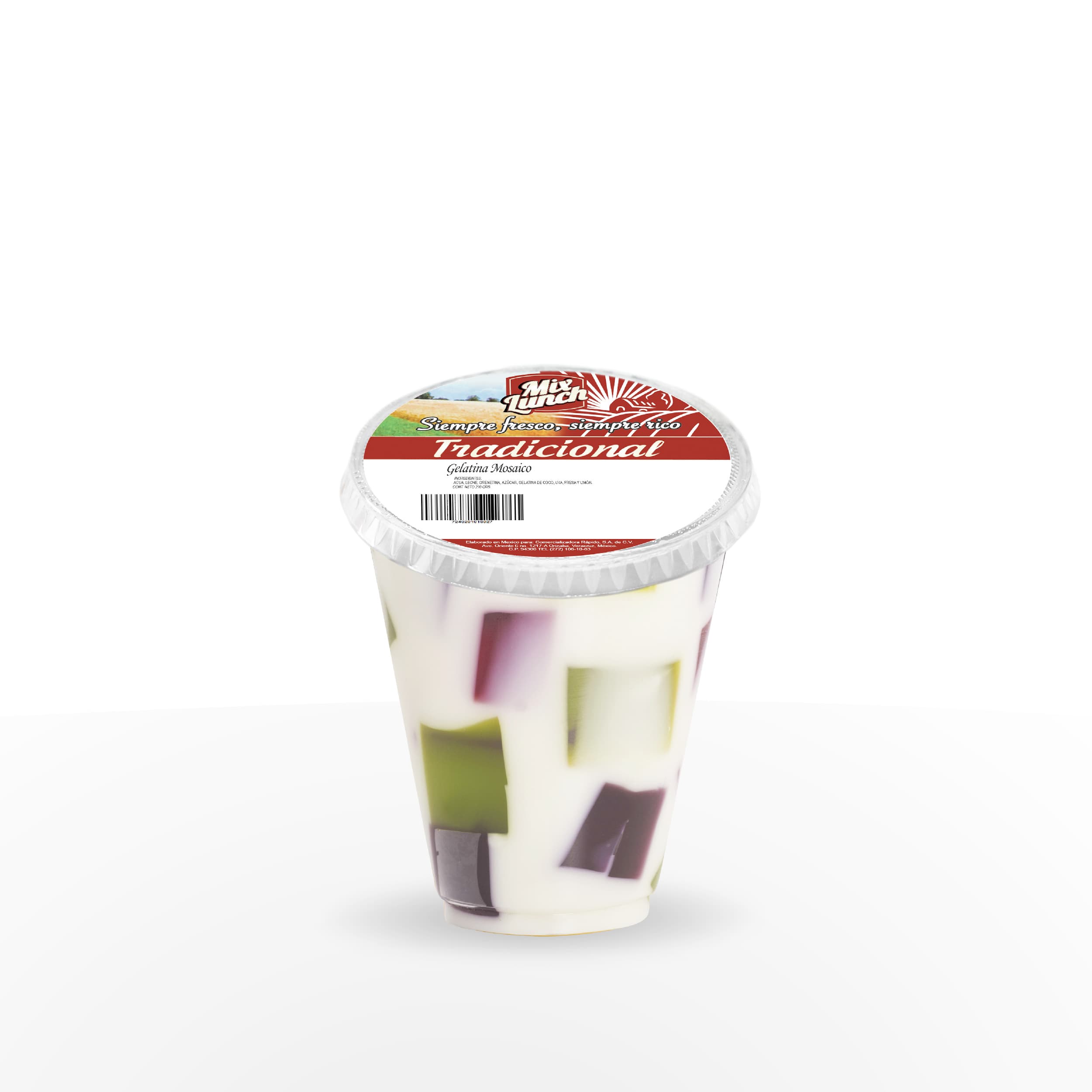 GELATINA COMBINADA DE COCO