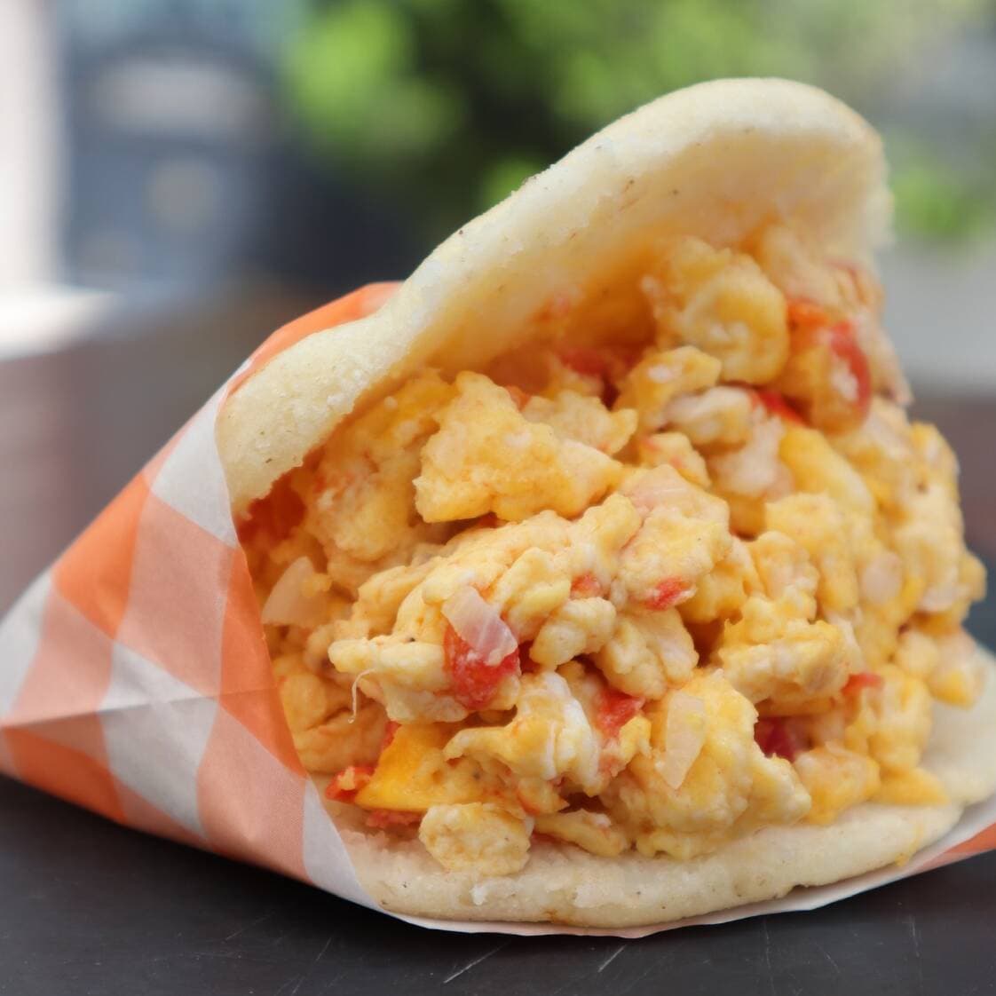 Arepa con Perico