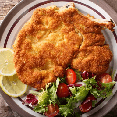 Milaneza De Pollo Con Guarnicion
