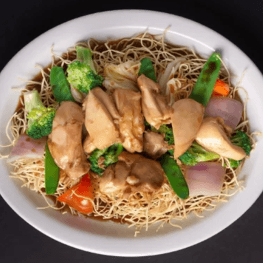 Tallarín con Pollo Filete