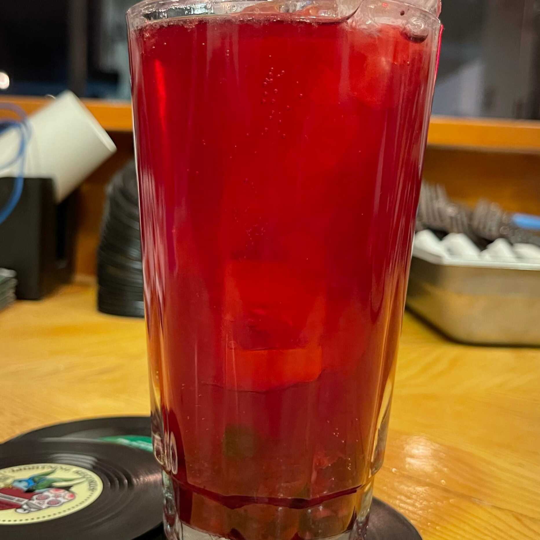 Soda de Frutos Rojos