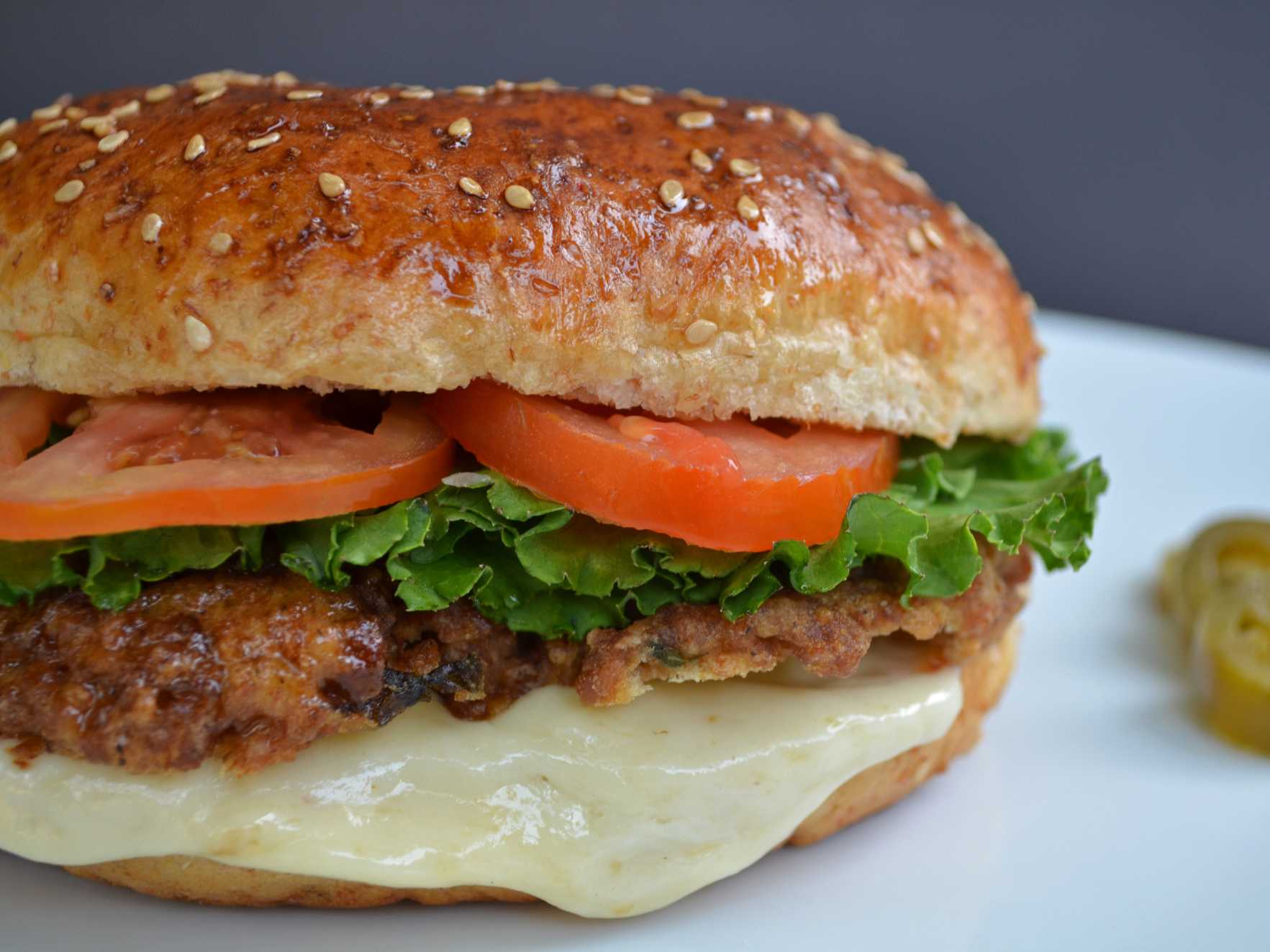 Hamburguesa Queso y Soya + Agua 1/2 L (Gratis)