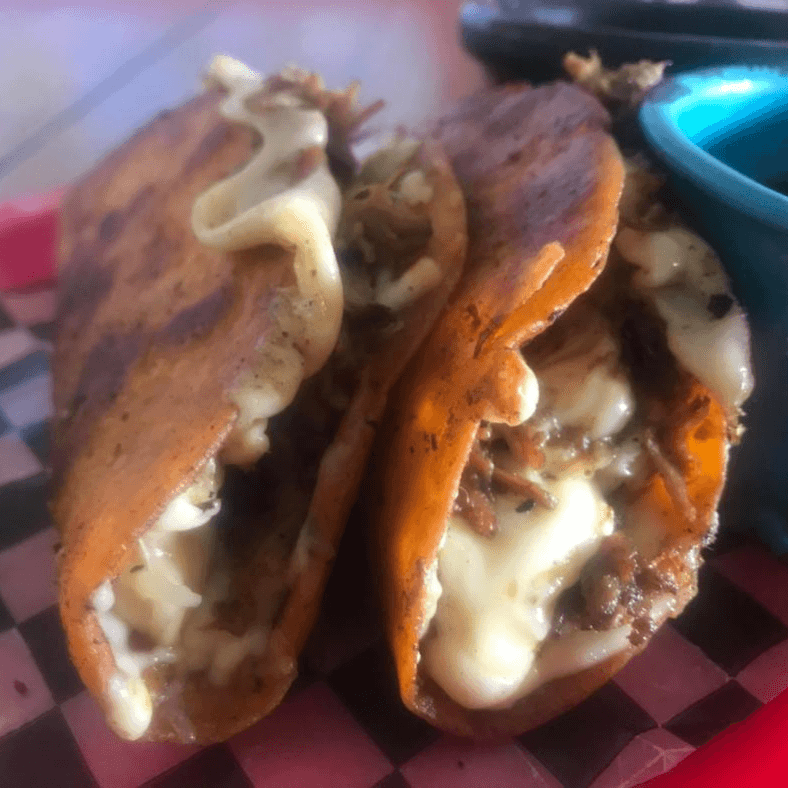 Quesabirria con Tortilla de Harina.