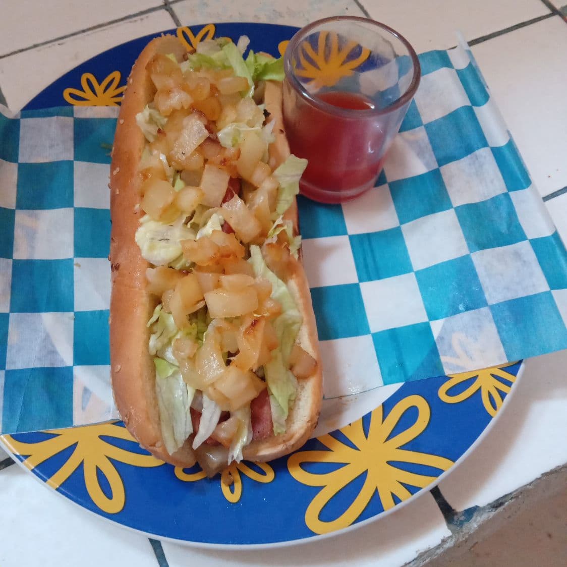 Hot Dogs con Piña