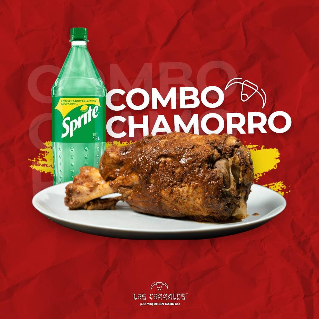 Combo Chamorro Adobado + Refresco 1.5 Lt Promo