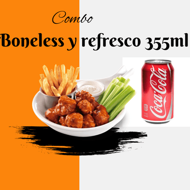 Boneless y Refresco 355 Ml