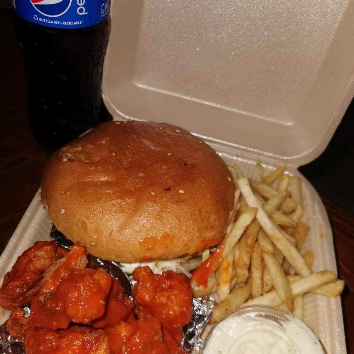 Paquete personal hamburguesa