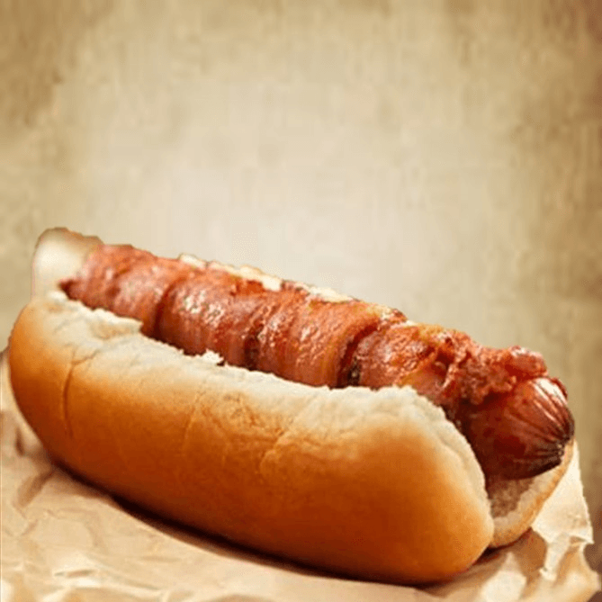 Hot Dog Con Tocino
