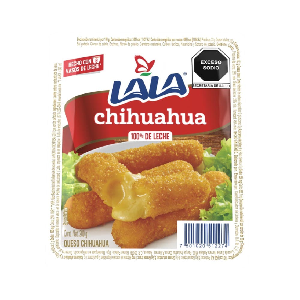 Queso Chihuahua Lala 200 gr