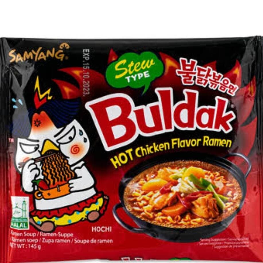 Buldak Negro Rojo