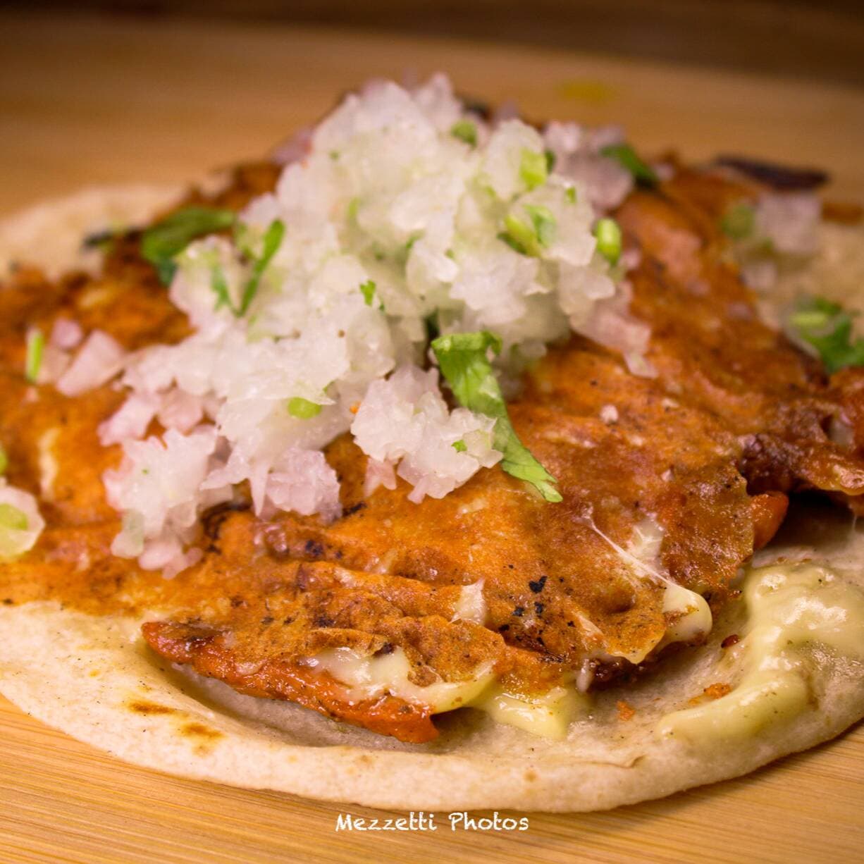 Tacos con Tortilla de Harina con Queso