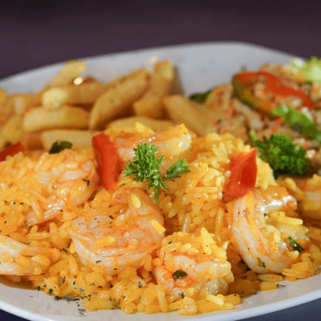 Arroz con Camarones