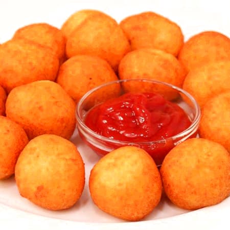 BOLA DE PAPA RELLENAS (presentacion carbonizada)