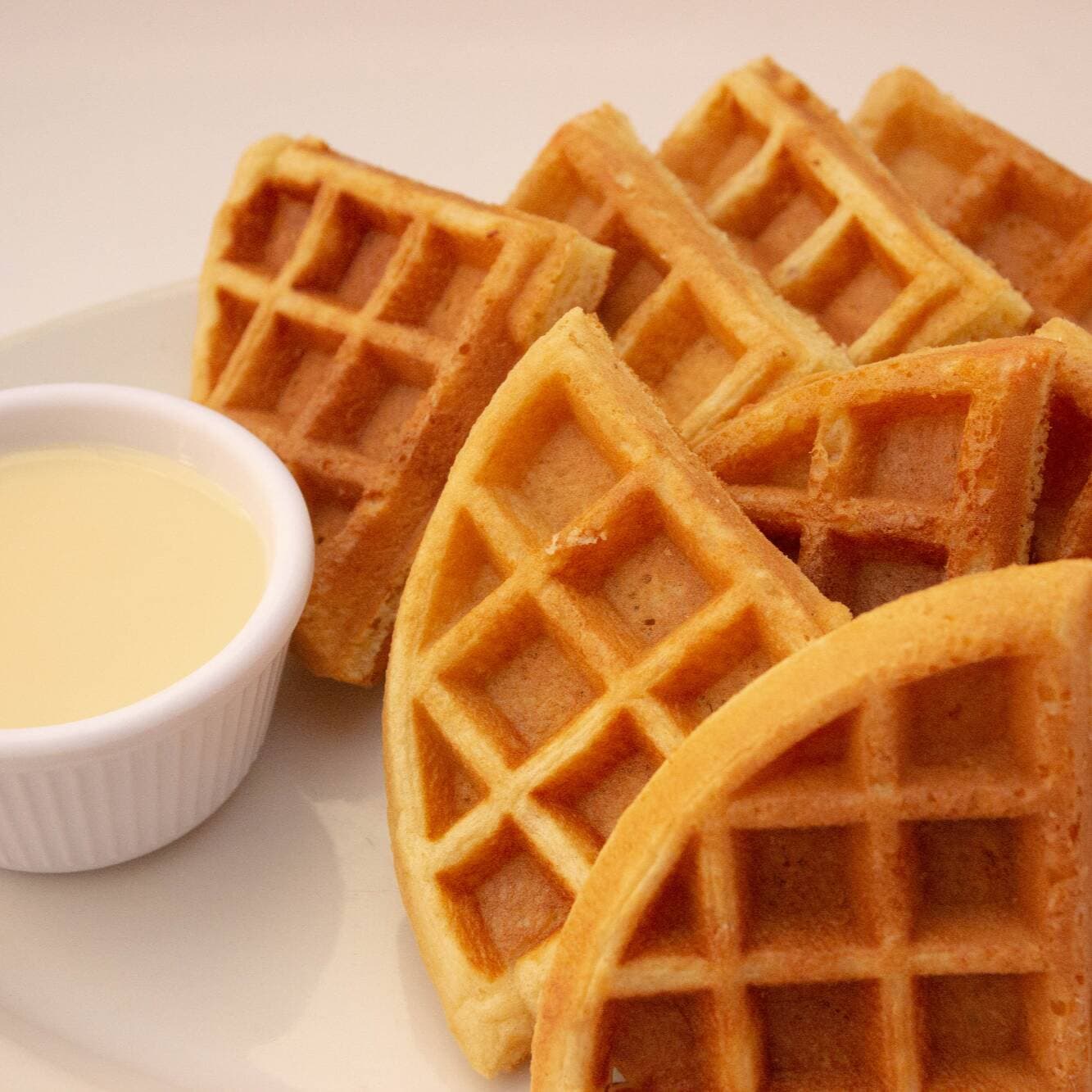 Waffle con Lechera
