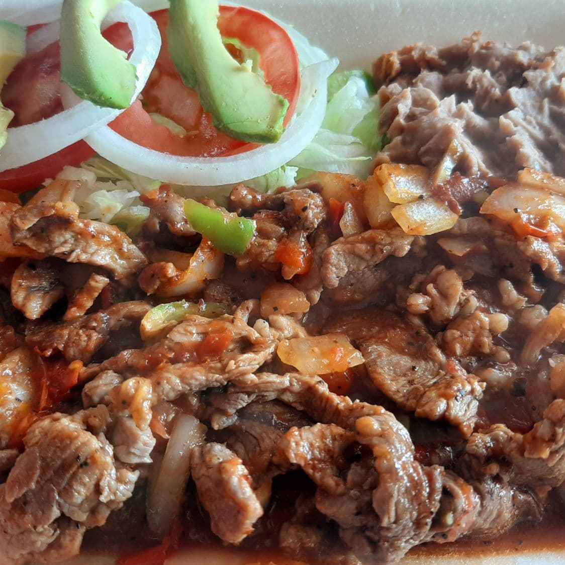 Bistec a la mexicana