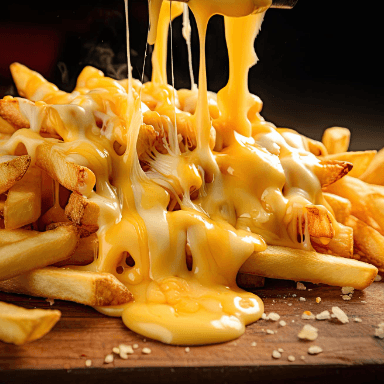 Papas Con Queso y Tocino