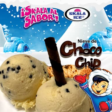 Helado de ChocoChips  1/2 Litro