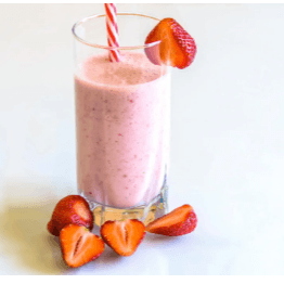 Jugo de Fresa con Leche