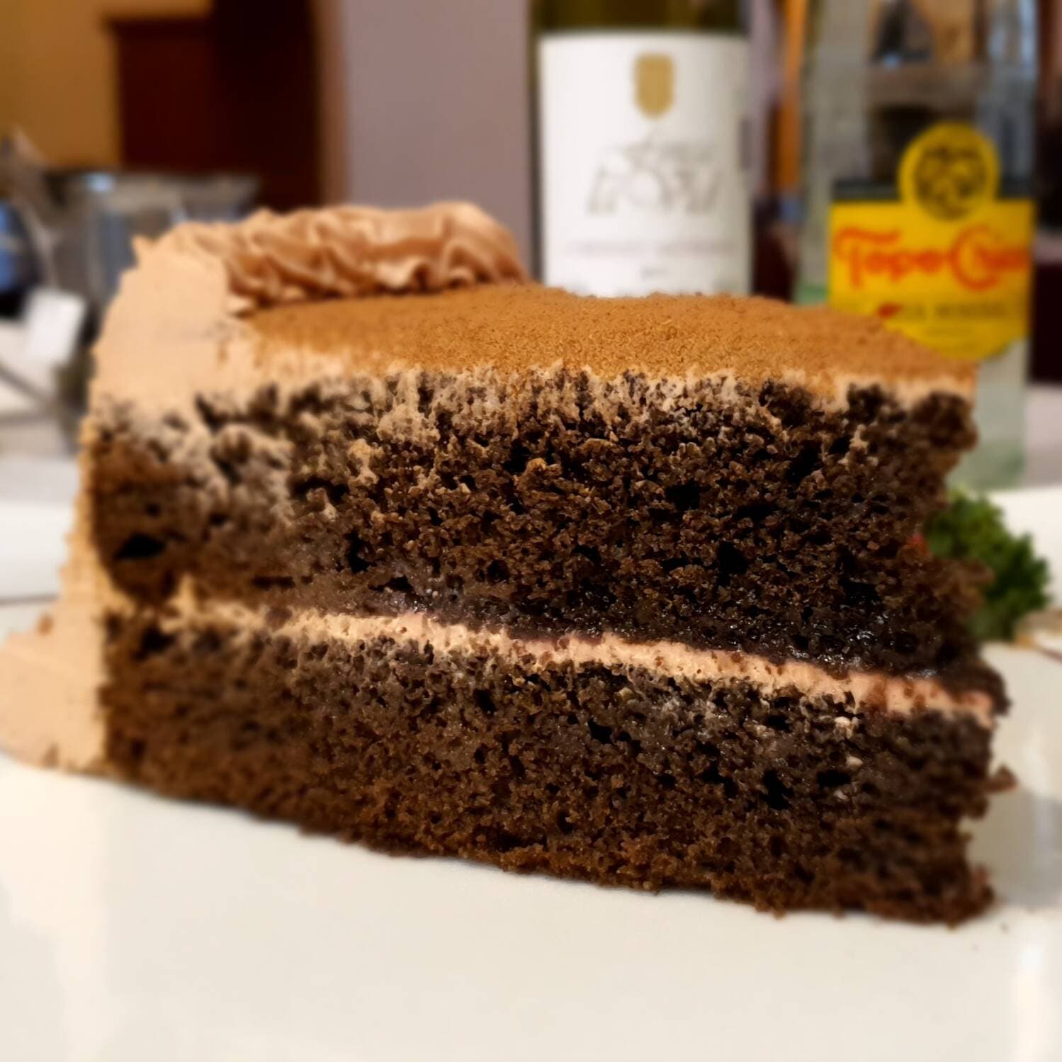 Pastel de Chocolate Rebanada