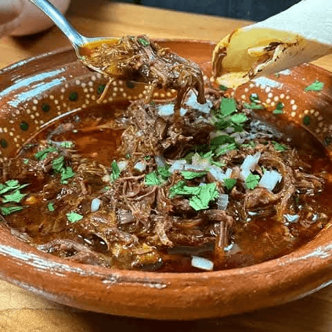 Plato De Birria Grande Maciza