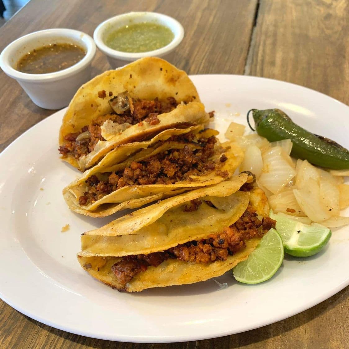Taco Dorado De Chorizo