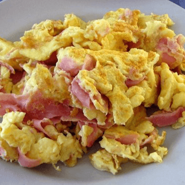 HUEVOS CON JAMON