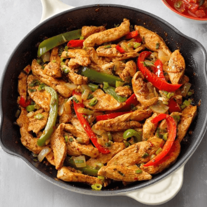 Fajitas (Pollo o Res)