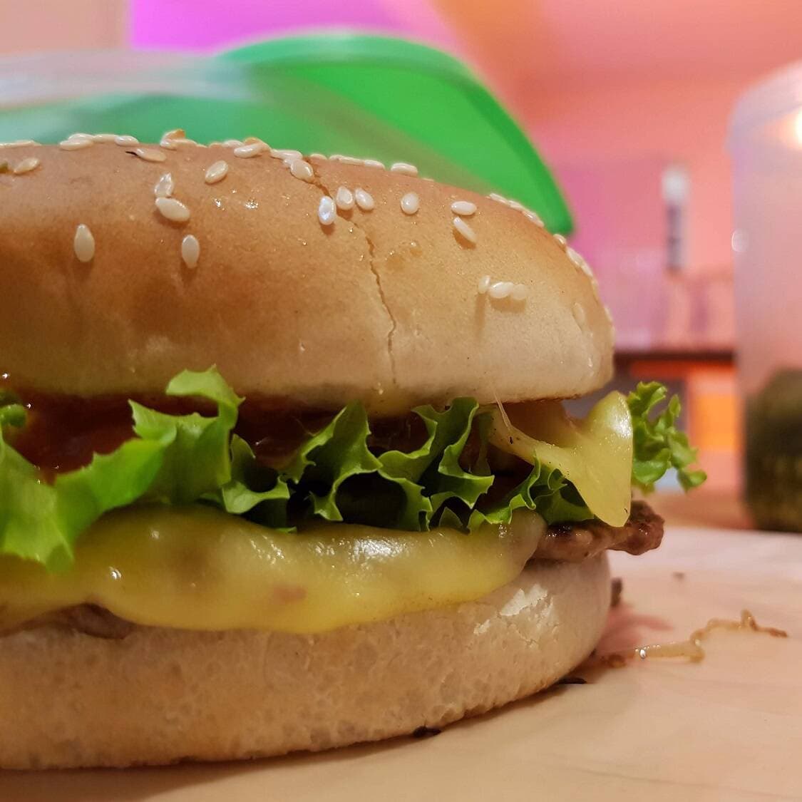 Hamburguesa Sencilla Manchego